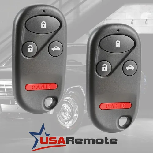 Vista 2 de Llavero compatible con Honda CR-V 2002 2003 2004 control remoto de entrada sin llave (OUCG8D-344H-A), juego de 2