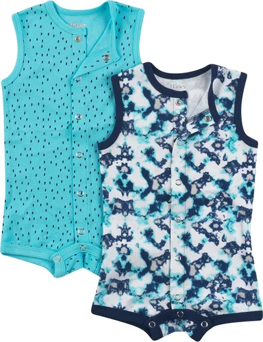 Vista 8 de Mamelucos Hanes Ultimate Baby Flexy sin mangas, 2 unidades para bebé