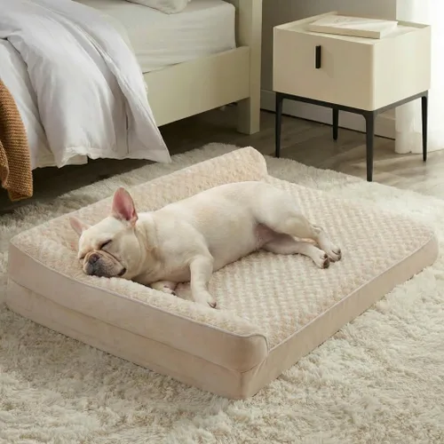 Vista 25 de BFPETHOME - Camas ortopédicas para perros grandes - Sofá para perros impermeable con funda extraíble y lavable, cama grande para mascotas con forro