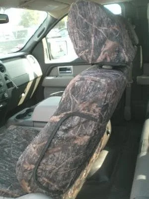 Vista 3 de Durafit Seat Covers, Hecho para adaptarse a asientos de cubo F150 2010-2014 con bolsas de aire de impacto lateral