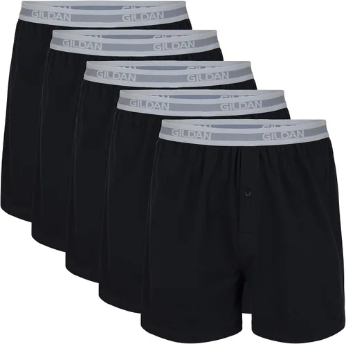 Vista 12 de Gildan Men's Underwear Boxers, Multipack Surtido azul marino (paquete de 5)