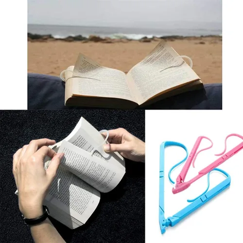 Vista 3 de Soporte de páginas de libros de lectura manos libres ajustable