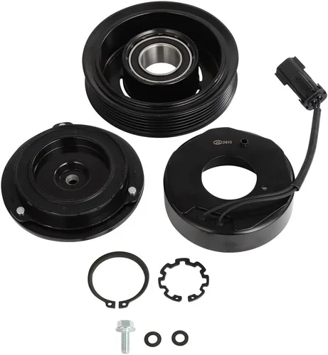 Vista 23 de cciyu Embrague del compresor del aire acondicionado para Ford Focus 2.0L 2000-2002 Asamblea de compresores de reparación de automóviles 57162 58162