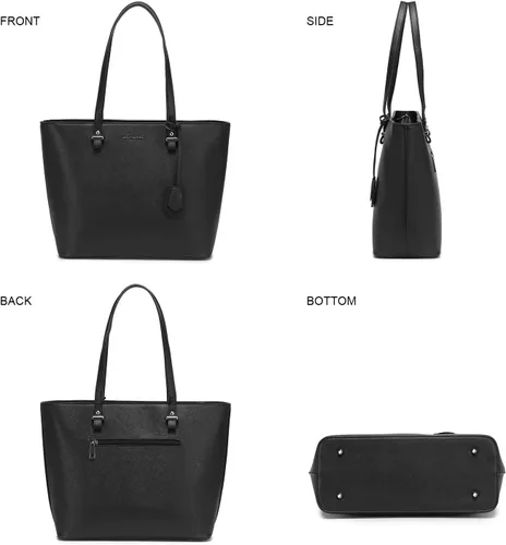 Vista 2 de Juego de 3bolsos de mano para mujer, bolso estilo boho tipo bandolera para llevar colgado del hombro