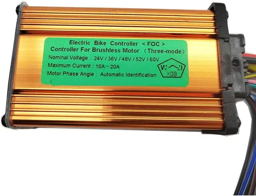 Vista 2 de Universal 24V 36V 48V 60V 250W 350W 10A 15A 20A BLDC Controlador sin escobillas para motor DC Drushless