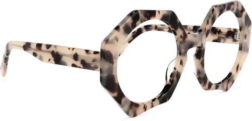 Vista 7 de Zeelool Gafas geométricas de gran tamaño con bloqueo de luz azul, gafas de moda para mujer con protección UV400 ZOP01887