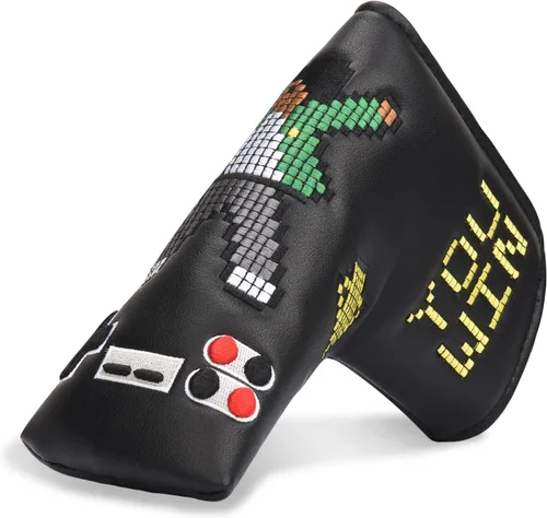 Vista 12 de Craftsman Golf Blade Putter Headcover Imán Cierre magnético Divertido Animal Diverso Diseño para su elección