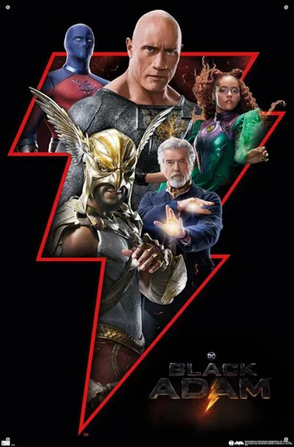 Vista 4 de Trends International DC Comics Movie Black Adam - Póster de pared de grupo