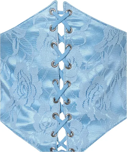 Vista 2 de Daisy corsets womens Lavish Lt Blue Lace Corset Belt Cincher