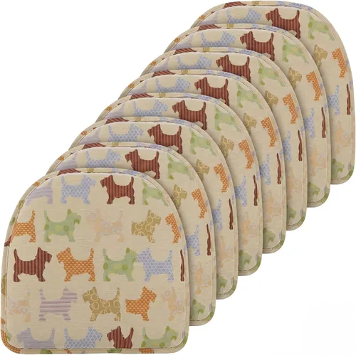 Vista 115 de Klear Vu Raindrop The Gripper - Cojines antideslizantes para silla, suaves y cómodos, almohadillas para asiento, almohadón para cocina, comedor u