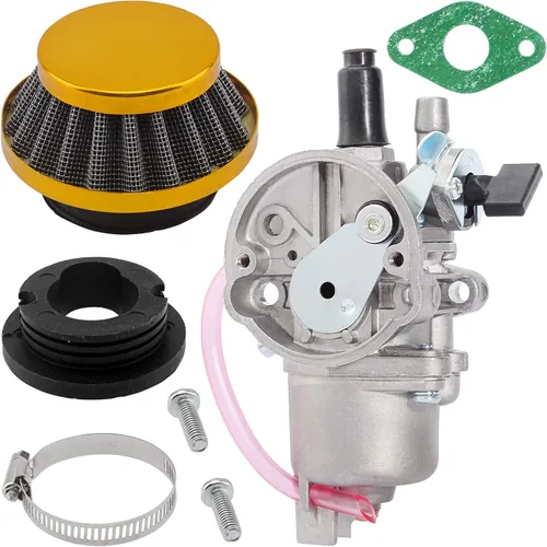 Vista 4 de Filtro dorado para carburador de 43 cc - 47 cc 49 cc 2 tiempos motor Mini Moto ATV Quad Go Kart ciclomotor cortador de cepillo Minimoto X1 X2 X6 X8