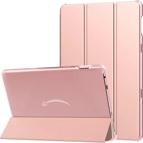 Vista 20 de MoKo - Funda para tableta Amazon Kindle Fire HD 10 (13ª generación, versión 2023) de 10.1 pulgadas, funda de piel sintética con soporte triple