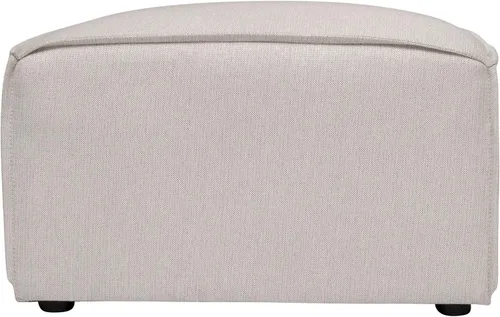 Vista 9 de Flash Furniture Bridgetown - Módulo otomano de tela para sofá seccional, sofá modular personalizable, otomano, color crema