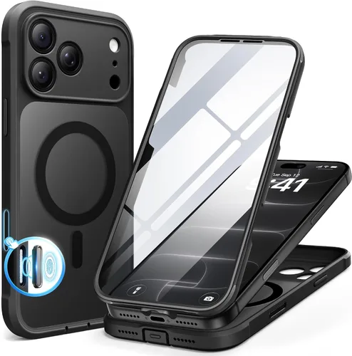 Vista 48 de BERFY for iPhone 12 Pro Max Case, Fit for Magsafe Negro