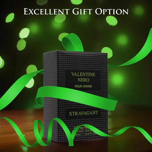 Vista 7 de Valentine Nero Xtravagant para Hombre - Fragancia Oriental Fougere - Notas Superiores de Bergamota Calabresa y Acorde de Café Espresso - Fragancias