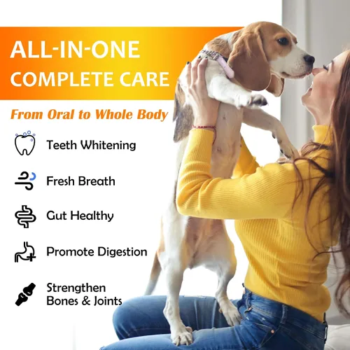 Vista 3 de Petstoral - Polvo dental natural para perros, sabor a hígado de res