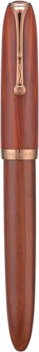 Vista 12 de HONG DIAN Pluma estilográfica A10, punta suave extra fina, madera de ébano negro con diseño de tapa magnética y juego de caja de metal