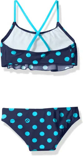 Vista 2 de Kanu Surf Karlie Flounce - Bikini de playa deportivo para niña (2 piezas)