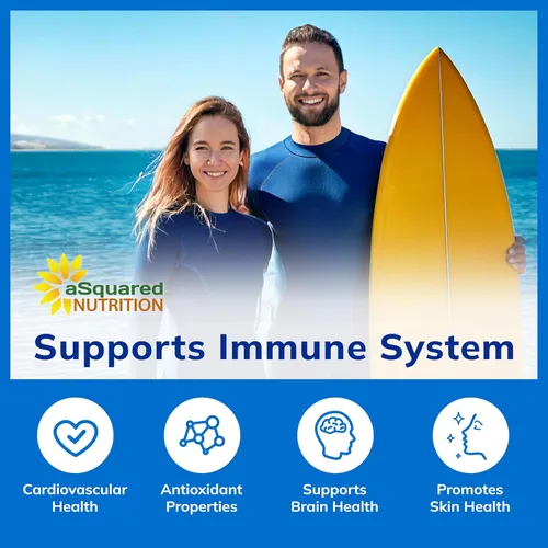 Vista 6 de aSquared Nutrition - Suplemento de Quercetina 500 mg – 60 Cápsulas – Píldoras de Polvo Complejo de Quercetina Dihidrato para Apoyar la Respuesta