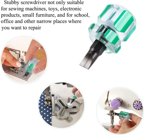 Vista 4 de Guía magnética de costura y medidor de posicionamiento de flor de ciruelo para máquina de coser con 4 tornillos 5 accesorios para máquinas