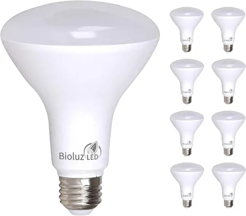 Vista 9 de Bioluz LED BR30 foco de ledes, 90 CRI regulable, 800 lúmenes. 65 W-95 W foco BR30 de repuesto interior/exterior LED Flood foco en la lista UL