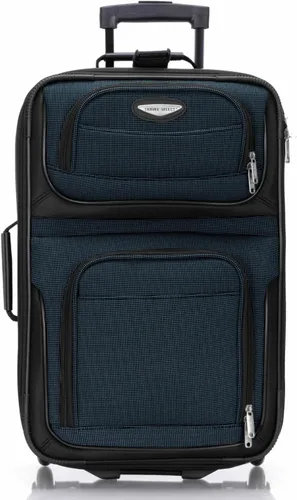 Vista 54 de Travel Select Amsterdam - Equipaje vertical y expansible con ruedas, marino