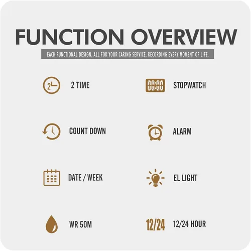 Vista 5 de XCZAP Reloj de moda multifuncional para deportes al aire libre, pantalla electrónica luminosa impermeable para hombre