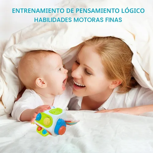 Vista 4 de Cubo de Actividades para Niños Pequeños de 1 Año, Juguetes Montessori para 1 Año - Regalos Ideales para Niños y Niñas de 1 Año - Juguetes de Viaje