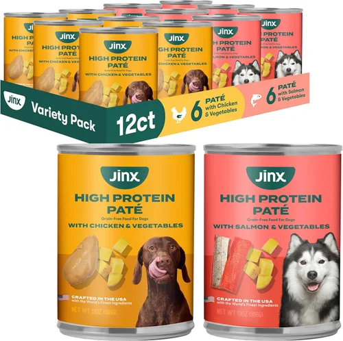 Vista 11 de Jinx Premium Comida Húmeda para Perros en Lata - Paté de Carne - Comida enlatada para perros sin granos con ingredientes reales y sin rellenos