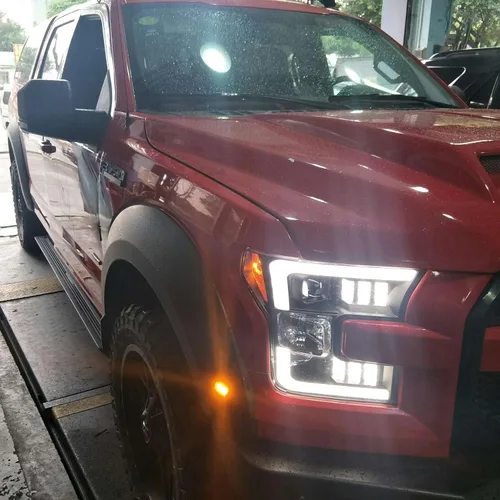 Vista 5 de Estribo eléctrico eléctrico desplegable, escalón lateral para Ford F150 2014-2023