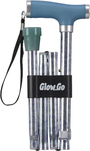 Vista 2 de Drive Medical Folding Canes with Glow Grip Handle, Celebration