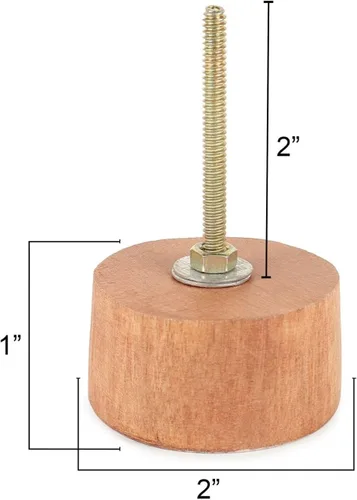 Vista 7 de Hashcart Perillas bohemias – Perilla de madera para armario de cocina – Perilla de madera hecha a mano para armarios y cajones, pomos de madera