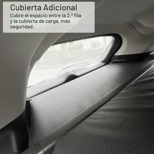 Vista 4 de para Toyota RAV4 2014-2018 Cubierta de Carga, (Aspecto de Fibra de Carbono) Cubierta de Carga para Toyota RAV4 2018 Accesorios 2017 2016 2015 2014