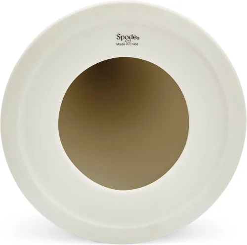 Vista 4 de Spode Topiario italiano azul en forma de cono – acento decorativo de porcelana de 13.6 pulgadas, diseño esculpido azul y blanco inspirado