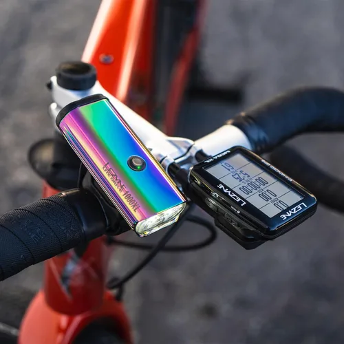 Vista 5 de LEZYNE Lite Drive - Luz delantera LED blanca resistente al agua IPX7 recargable por USB, con múltiples modos sólidos y de flash, correa de montaje