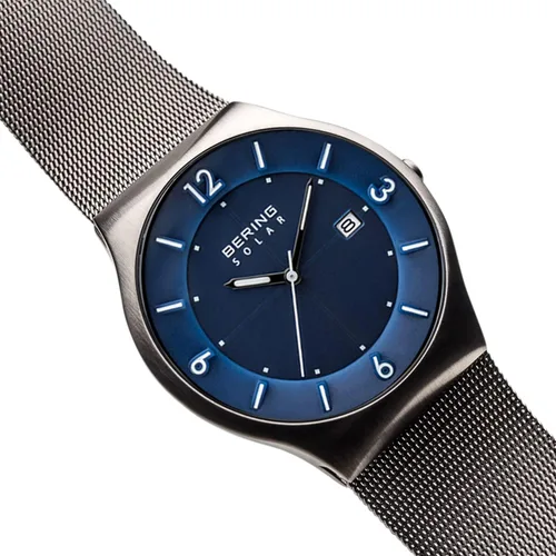 Vista 3 de BERING Men Analog Solar Collection Watch with Stainless Steel Strap & Sapphire Crystal