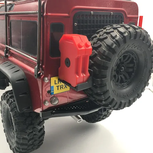 Vista 4 de KYX Parachoques trasero de aleación de carreras para 1/10 RC Crawler TRX-4