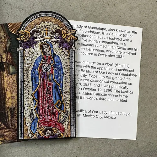 Vista 5 de Parche bordado de la Señora de Guadalupe Mary Jesus