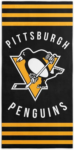 Vista 98 de Northwest NHL Pittsburgh Penguins - Toalla de playa, 30 x 60 pulgadas, rayas