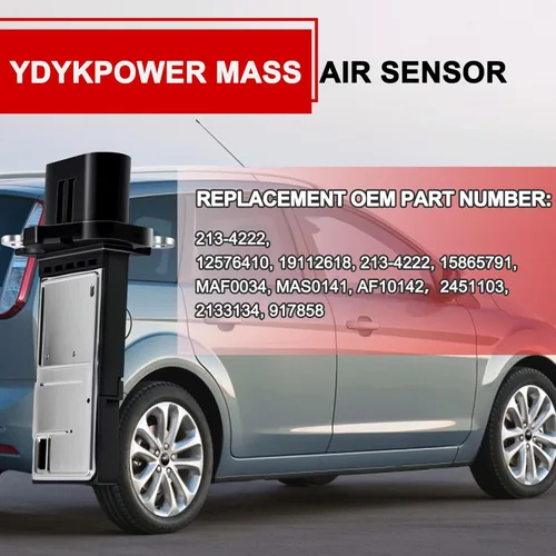 Vista 3 de Medidor de sensor de flujo de aire masivo 213-4222 Sensor MAF compatible con Buick para Cadillac para CTS para Camaro para Colorado para GMC