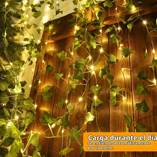 Vista 7 de Brizled - Guirnalda de luces solares, 33 pies, 100 luces LED para exteriores