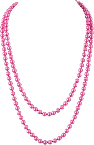 Vista 37 de BABEYOND - Collar de perlas sintéticas estilo art deco de la década de 1920, collar de perlas largas para fiesta de disfraces de estilo Gatsby