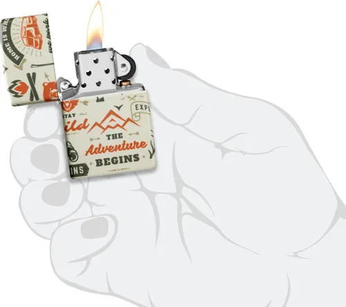 Vista 5 de Zippo Encendedor: Aventuras al aire libre - 540 Color 46041