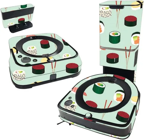 Vista 18 de MightySkins Skin compatible con iRobot Roomba s9+ Vacuum & Braava Jet m6 Bundle - Morado antiguo Funda protectora y única de vinilo Fácil