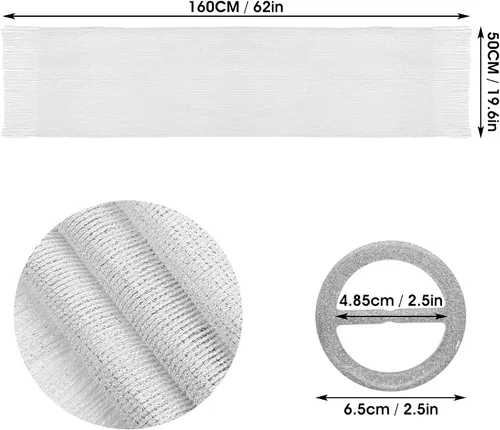 Vista 2 de Aster Chales metálicos brillantes y envolturas para vestidos de noche con hebilla para mujer, chales y envolturas para fiesta, novia, dama de honor