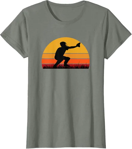 Vista 19 de Baseball Beisbol - Camiseta de jugador de pelota de defensa atrapante, Negro, S