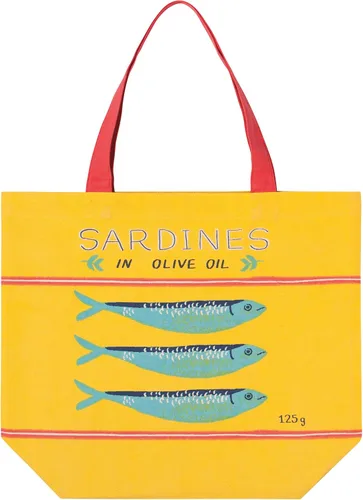 Vista 8 de Now Designs Printed Reusable Cotton Tote Bag, 15 x 18 inch
