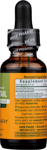 Vista 6 de Herb Pharm Extracto líquido de cola de caballo para apoyo del sistema urinario - 1 onza