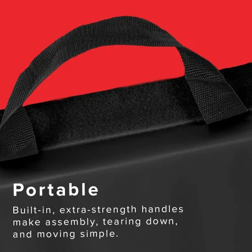 Vista 6 de We Sell Mats - Alfombrilla personal de ejercicio y fitness de 4 x 6 x 2 pulgadas para entrenamiento en casa - Ligera y plegable para transportar
