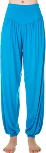 Vista 21 de Pantalones de algodón para mujer, elásticos, suaves, para yoga, deportes